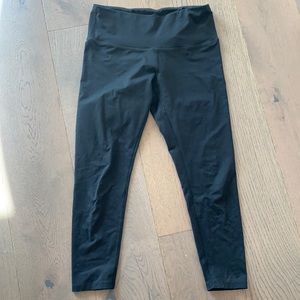 Black Capri Roadrunners workout pants